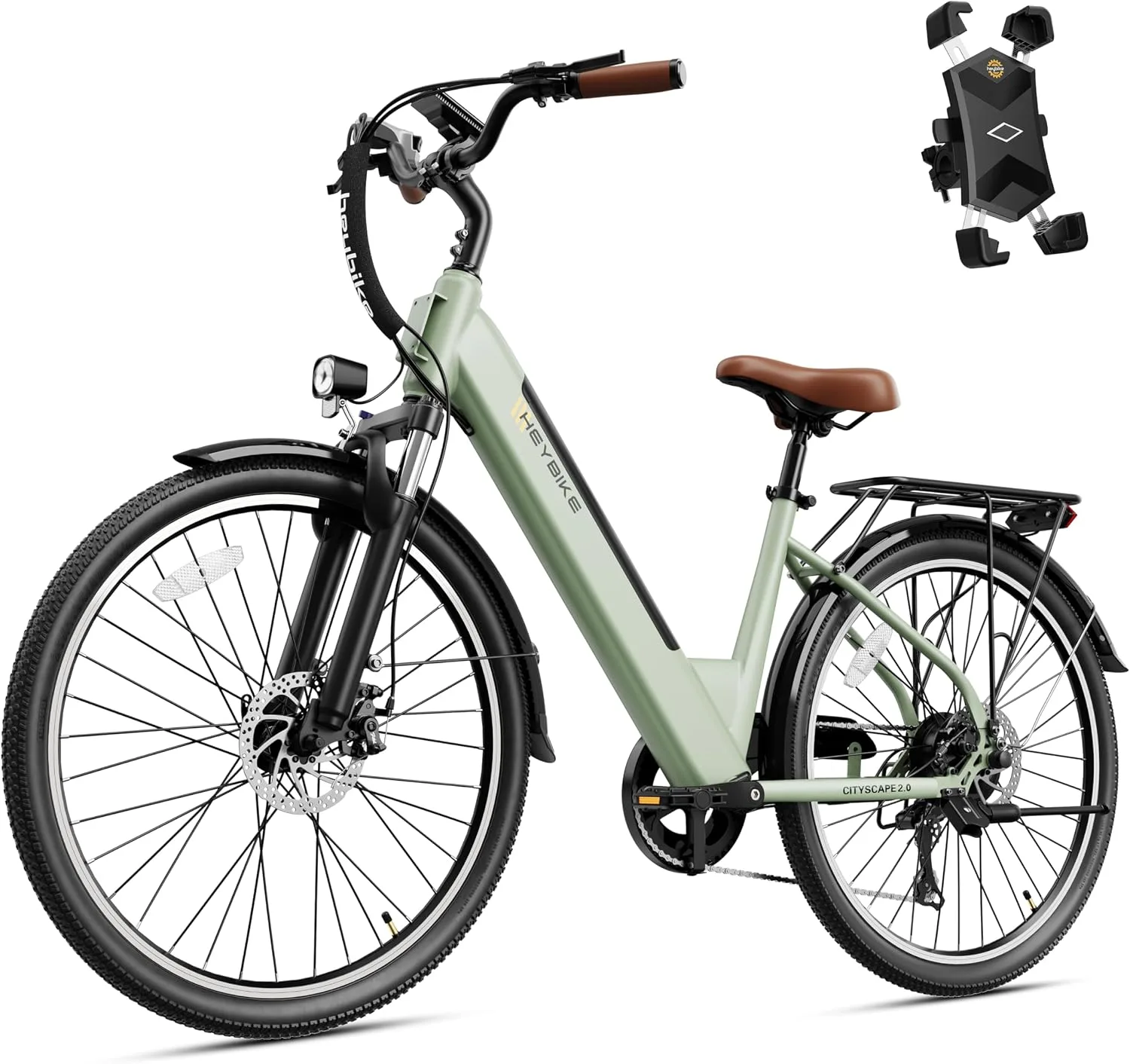 Heybike Cityscape 2.0 Electric Bike, 1200W Peak, 468Wh