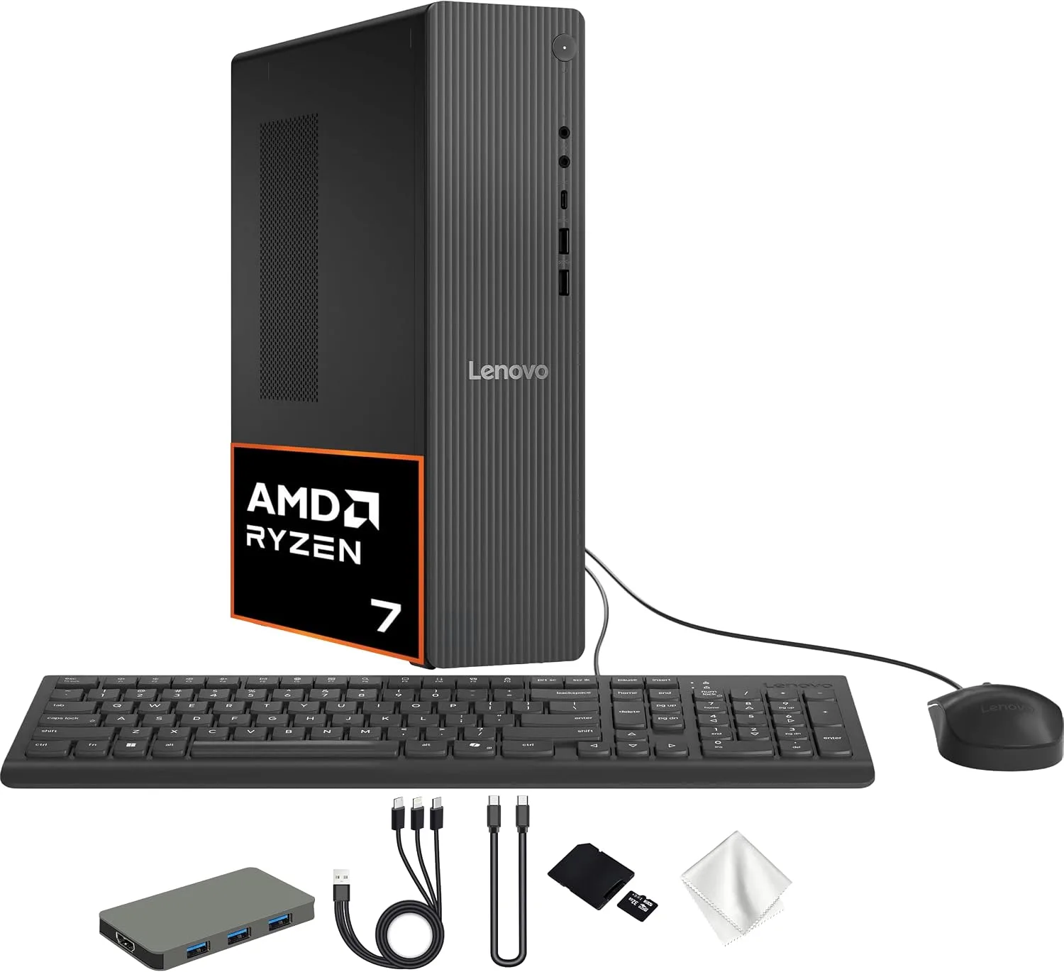 Lenovo IdeaCentre Tower 8, Ryzen 7 250, 16GB DDR5, 1.5TB